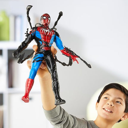 Spider-Man Marvel VenomVersus Liquid Shifter Action Figure with Accessories, 11-Inch-Scale Super Hero Toys for Kids Ages 4 and Up