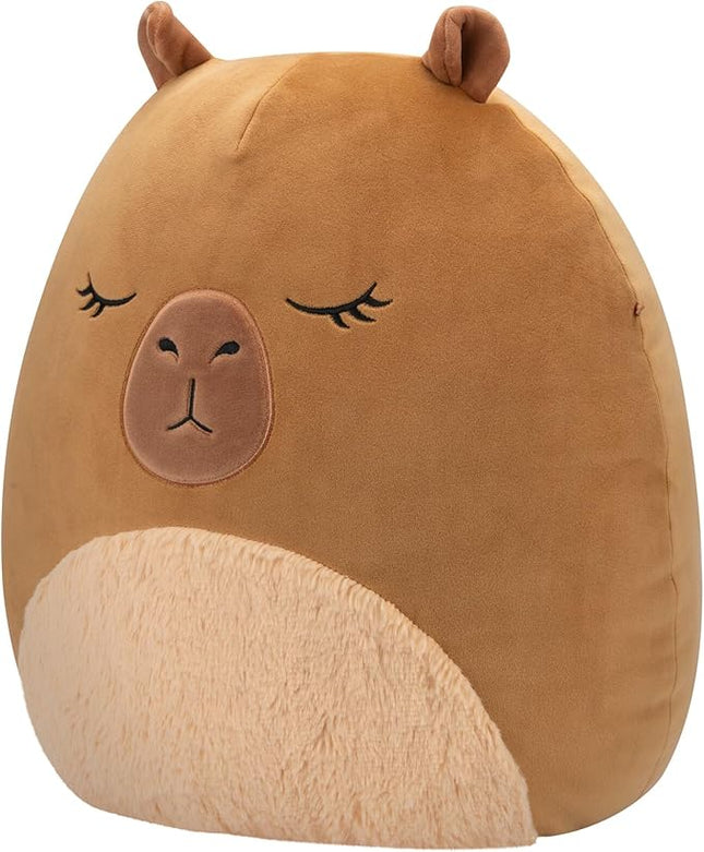 Squishmallows Original 14-Inch Lijjian Brown Capybara - Official Jazwares Large Plush