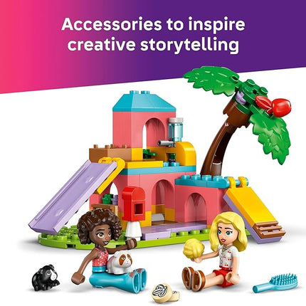 LEGO Friends Guinea Pig Playground - Building Toy Pretend Play Set for Kids, Girls and Boys, Ages 5+ - with 2 Minidolls and 2 Animal Toys - Gift Idea for Birthdays - 42640