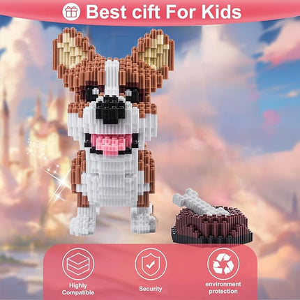 Micro Building Blocks Kit (2 Boxes to Complete 1 Model) - Creative STEM Toys for Adults & Kids