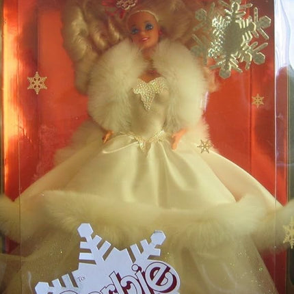 Happy Holidays Barbie Doll Special Edition 1989 w Keepsake Snowflake Ornament (1989 Mattel Hawthorne)