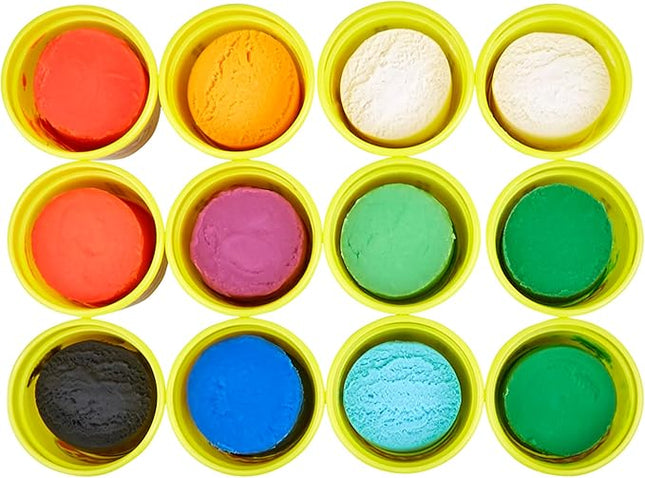 Play-Doh Jewel Colors Bulk 12-Pack of 4-Ounce Cans, Holiday Stocking Stuffers, Prizes & Party Favors, Kids Arts & Crafts, Preschool Toys, Ages 2+ (Amazon Exclusive)