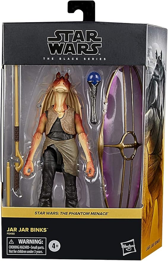 Star Wars The Black Series Jar Jar Binks 6-Inch-Scale Star Wars: The Phantom Menace Collectible Deluxe Action Figure