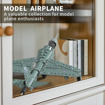 Model Airplane STEM Building Projects Toys - DIY Building STEM Projects Toys for Kids Boys Girls Ages 8-12-16, Assembly Science Kit Model Plane Birthday Gift Toy for Kids Boys 8 9 10 11 12 Years Old