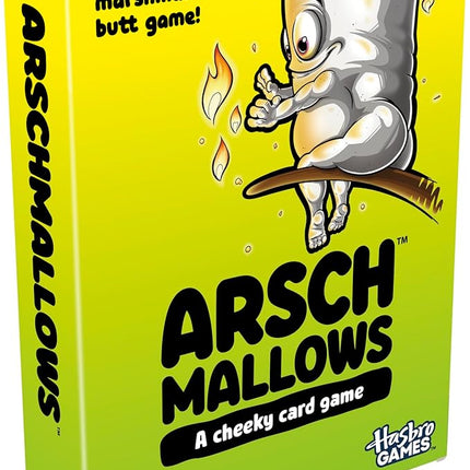 Hasbro Gaming Arschmallows Game | Marshmallow Butt Game | Funny Party Card Games for Teens, Adults, and Families | 2 to 6 Players | Indoor Summer Activities | Ages 13+ (Amazon Exclusive)