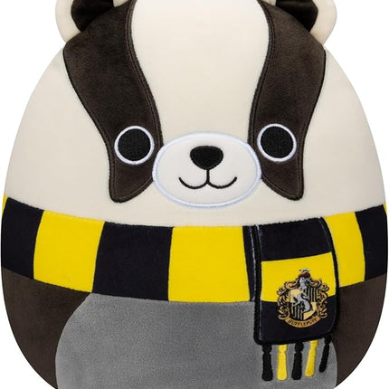 Squishmallows Original Harry Potter 10-Inch Hufflepuff Badger Plush - Medium-Sized Ultrasoft Official Jazwares Plush