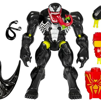 Spider-Man MixMashers Marvel Venom Custom Mix-and-Match Deluxe Action Figure & Accessories, 5-Inch-Scale (12 cm) Super Hero Toys for Kids Ages 4+