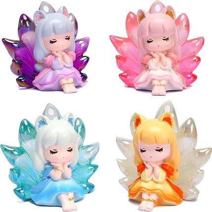 Nine-Tailed Fox Mystery Box Figures Blind Boxes Toy Collection Desk Accessories Home & Office Decoration