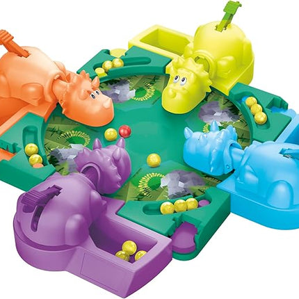 Hasbro Gaming Hungry Hungry Hippos Dino Edition Board Game, Pre-School Game for Ages 4 and Up; for 2 to 4 Players (Amazon Exclusive)