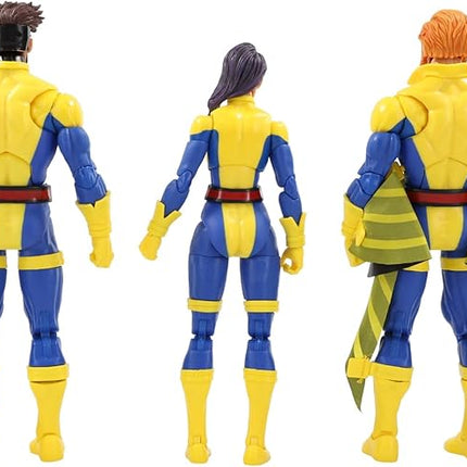 Marvel Legends Series Banshee, Gambit, & Psylocke X-Men 60th Anniversary Action Figure Set, 6-Inch