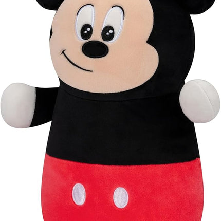 Squishmallows Original Disney 10-Inch Mickey Mouse HugMees - Medium-Sized Ultrasoft Official Jazwares Plush