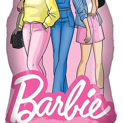 Barbie's Birthday Party Supplies Airloonz Foil Balloon Bouquet Decorations