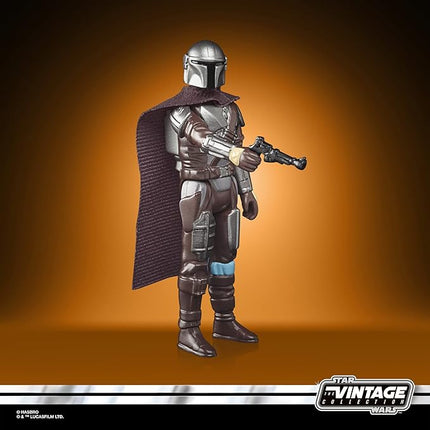 STAR WARS Retro Collection The Mandalorian (Beskar) Toy 3.75-Inch-Scale The Mandalorian Collectible Action Figure, Accessories