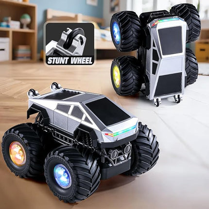 Remote Control Car, 4WD 25 KPH High Speed All Terrain RC Truck, 2.4GHz Remote Control Pick-up Truck with 2 Rechargeable Batteries, 1:24 Scale Hobby Monster Car Toys for 6+ Years