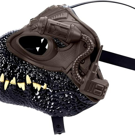 Mattel Jurassic World Indoraptor Dinosaur Mask with Tracking Gear, Light and Sound for Costumed Role Play