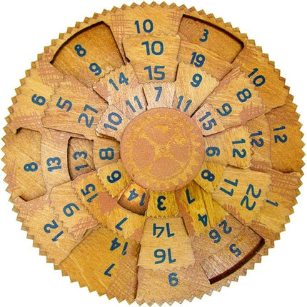 Project Genius Grecian Computer Mechanical Math Puzzle, Wooden Brainteaser Gift for History Buffs and Smart Kids, Teens, and Adults - True Genius Series Inspired by The Ancient Antikythera Mechanism