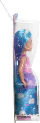 Barbie Royal Chelsea Doll with Blue Hair & White Headband Wearing Removable Skirt & Shoes