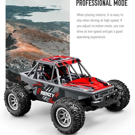 RC Off-Road Vehicle Model, 1/32 Scale 4WD Mini Electric 2.4G Remote Control High Speed Drift Off-Road, Mini Racing Drift Car for Adults