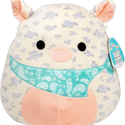 Squishmallows 12" Rosie The Pig - Official Jazwares - Adorable Pink Piggy Plush Stuffed Animal - Soft Cuddly Pig Toy for Kids & Adults - Perfect Farm Animal Gift, Nursery Décor & Comfort Pillow