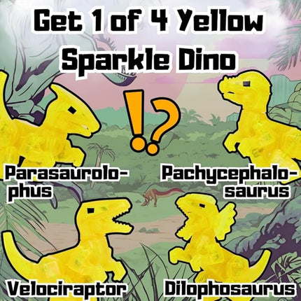 Zing Stikbot Dino Theme Pack Bundle, Set of 2 Stikbots, 2 Stikbot Dinos and Dino-Themed Accessories, Create Stop Motion Animation (Mixed)