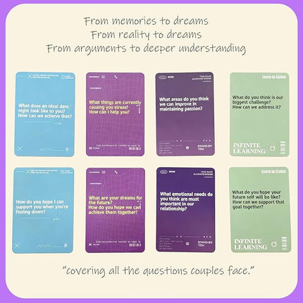 Card Games,Couples Games for Adults,Birthday Gifts for Women,Anniversaries Gifts for Women,Couple Gifts,Valentines Day Gifts for Her,Him,Relationship Card Game