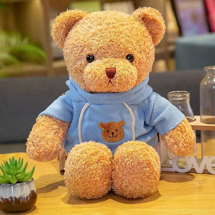 11.8 inches Teddy Bear Stuffed Animals Soft Plush Cute Teddy Bear Doll for Boys Girls (Blue)