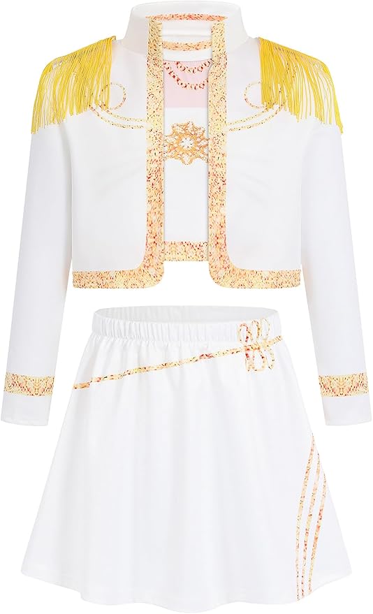 Girls Demon Pop Singer Hunters Costume 3-14 Years Stage Dance Idol Cosplay Outfit, Kids Halloween Costumes