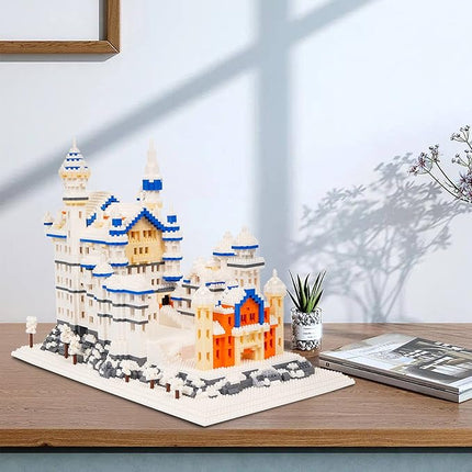 Building Block Set, Famous World Architecture Model Micro Building Blocks Neuschwanstein Castle Creative Building Blocks 4200 PCS