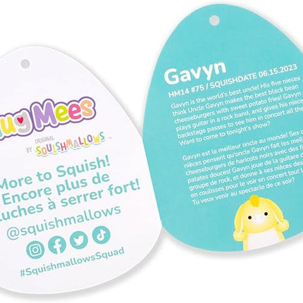 Squishmallows HugMees Original 14-Inch Gavyn Yellow Donkey - Ultrasoft Official Jazwares Large Plush