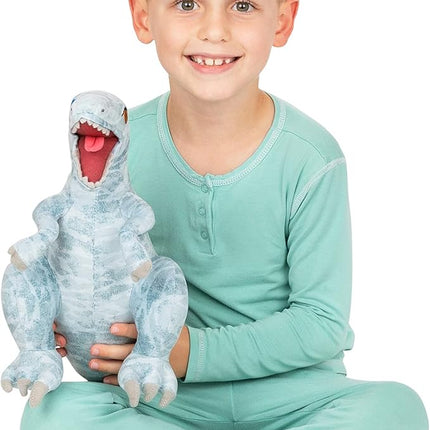 Franco Kids Bedding Super Soft Plush Mini Cuddle Pillow Buddy, One Size, Jurassic World Blue T-Rex