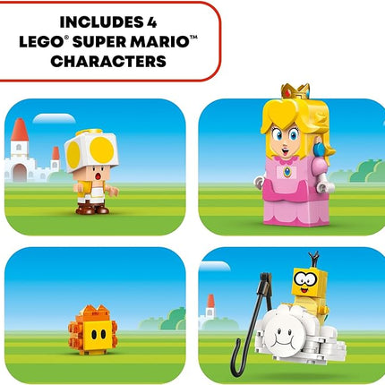 LEGO Super Mario Adventures with Interactive Peach Princess Toy, Super Mario Playset for Kids, Yellow Toad Figure, Nintendo Toy Gift for Girls, Boys and Any Gamers Ages 6 and Up, 71441
