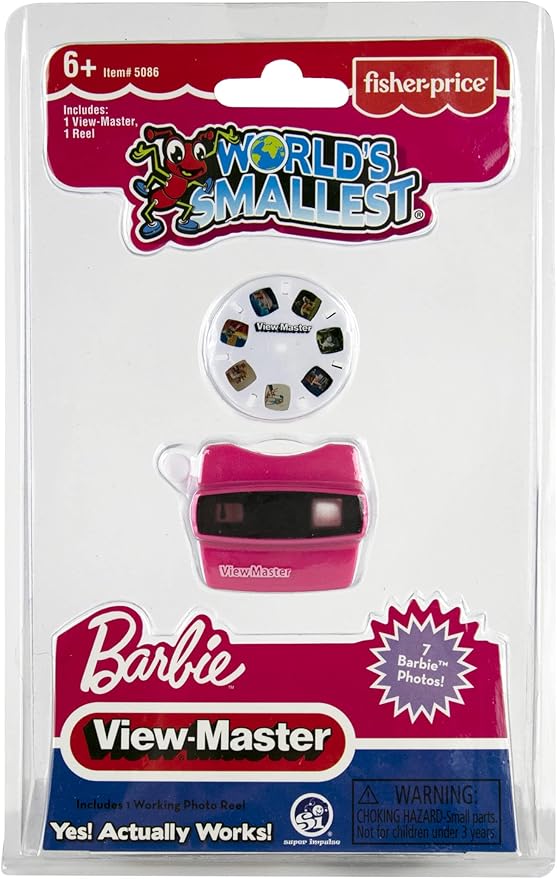 World's Smallest Barbie ViewMaster, Pink