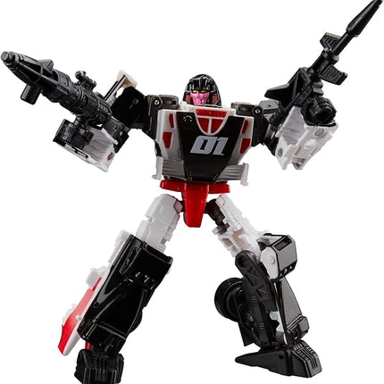 Transformers Age of The Primes Deluxe Class Decepticon Crasher, 5.5-inch Converting Action Figure, Robot Toys for Ages 8+