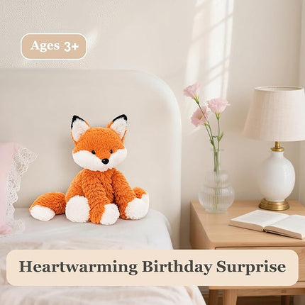 Fox Stuffed Animal – Cute Orange Fox Plush Toy for Kids & Adults – Birthday Surprise & Room Decor –A Cuddly Companion for Everyday hugs and Bedtime