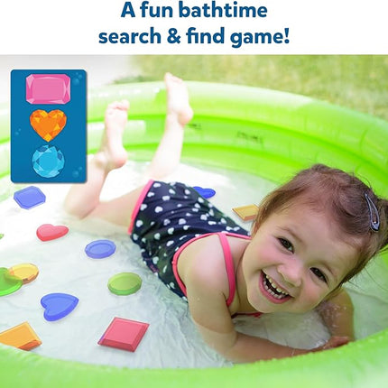 Skillmatics Pool Toys – Seek & Splash, Preschool Search & Find Water Game, Swimming Pool & Bathtime Toy for Kids, Summer Fun & Gifts for Boys & Girls Ages 3, 4, 5, 6, Includes 48 Colorful Gems