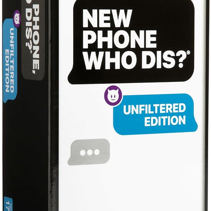 New Phone, Who Dis? by Relatable, The Offline Text Message Party Game, Spicier Edition With New Updated Content, Card Games for Adults, Game Night Games, Includes 100 inbox cards & 300 Reply Cards