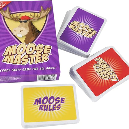 Moose Master - Laugh Until You Cry Fun - Your Cheeks Will Hurt from Smiling and Laughing so Hard - for Fun People Looking for A Hilarious Night in a Box