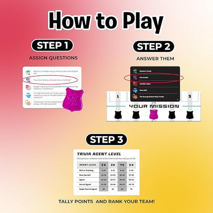 Mission Trivial – A Cooperative Trivia Game of Strategy & Smarts – Includes Recon & Mission Phases – 2 to 5 Players – Ages 10+ – Perfect for Parties, Travel & Game Night
