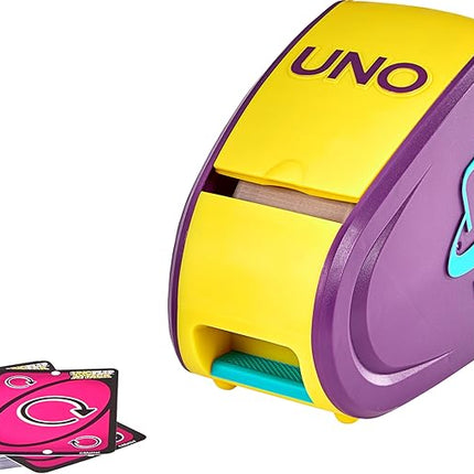 Mattel Games UNO Flip Attack Card Game for Kids, Adults & Family Nights, Combines UNO Flip & Attack in One Game