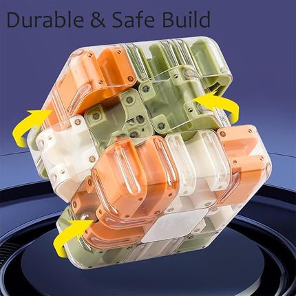 Large Labyrinth 3D Puzzles Maze Cube - Engaging Brain Teaser Toy, catalogto 3D Magic Cube Maze Ball Puzzles, Cultivate Logical Thinking for Adults Teens (2 pcs)