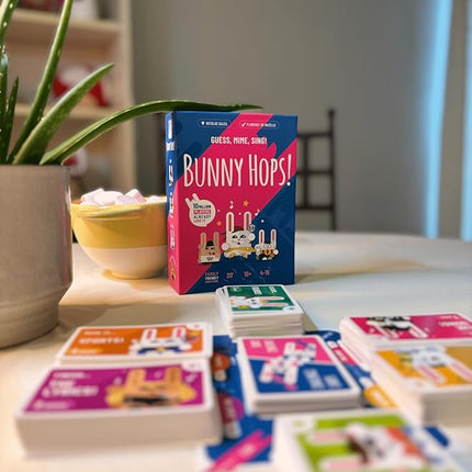 SAVANA Bunny Hops! - Guess, Mime, Sing! | Award Winning Family Friendly Party Game | 4-16 Players | Game for Kids, Teens and Adults