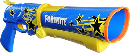 Nerf Fortnite Half Tone Hero Blaster, Bonus Code to Unlock Half Tone Hero Wrap in The Game, Break Open Loading, 12 Nerf Elite Darts, Fortnite Gifts (Amazon Exclusive)