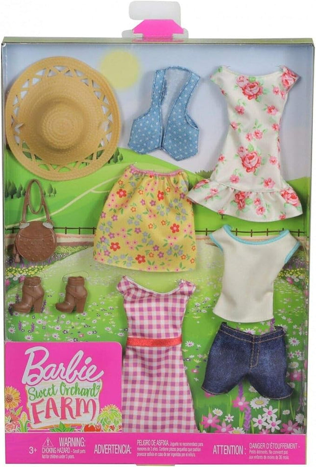 Barbie Secret Orchard Farm Clothing Outfit Accessory Pack Set