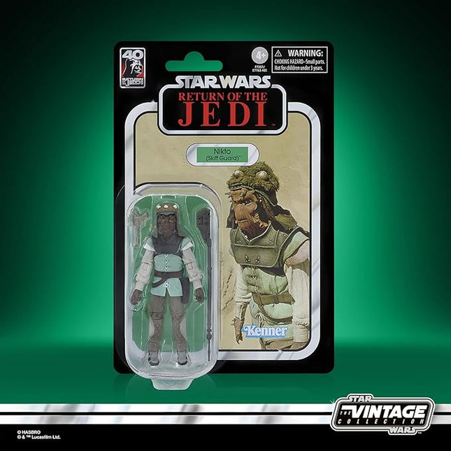 STAR WARS The Vintage Collection Nikto (Skiff Guard) Return of The Jedi 3.75-Inch Collectible Action Figures, Ages 4 and Up (F7337)