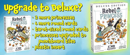 Rebel Princess Standard Edition, Ultimate Blend of Theme and Strategy, Fast-Paced Addictive Card Game, Perfect for Game Nights - 3+ Players Ages 15+ 45 Minutes, from The Creators of Cat in The Box