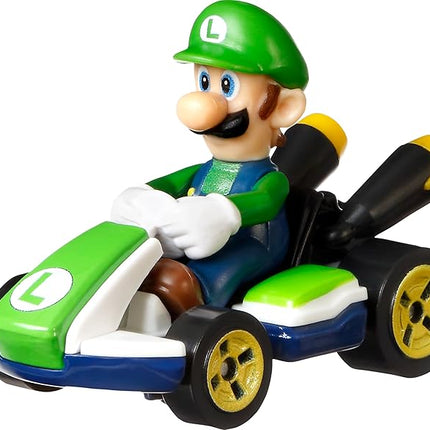 Hot Wheels Mario Kart Luigi 1:64 Die-Cast Kart