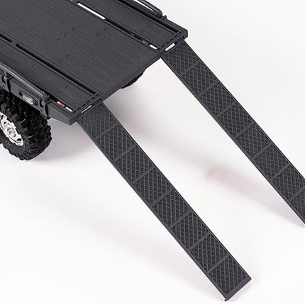 Hobbyplus ARKTOS CR18P Blue Body & Black Rear Flatbed Rock Crawler RTR All Terrain - Remote Control Car, Rock Crawler 1/18 Scale 6WD 2 Speed Transmission Off Road for Adults, RC Hobbyists