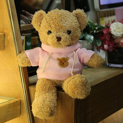11.8 inches Teddy Bear Stuffed Animals Soft Plush Cute Teddy Bear Doll for Boys Girls (Pink)