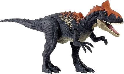 Jurassic World Toys Camp Cretaceous Sound Strike Cryolophosaurus Medium-size Dinosaur Figure, Strike Action, Sounds, Movable Joints, Ages 4 Years Old & Up