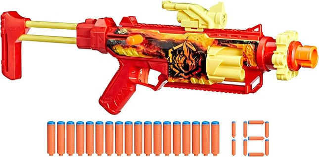 Nerf Loadout FlareFusion Blaster, 3 Interchangeable Attachment Accessories, 18 Nerf N1 Darts, Kids Toys & Gifts, Ages 8+ (Amazon Exclusive)